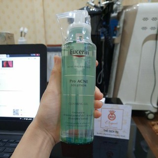 Sữa rửa mặt giảm dầu mụn Eucerin acne oil control proAcne solution