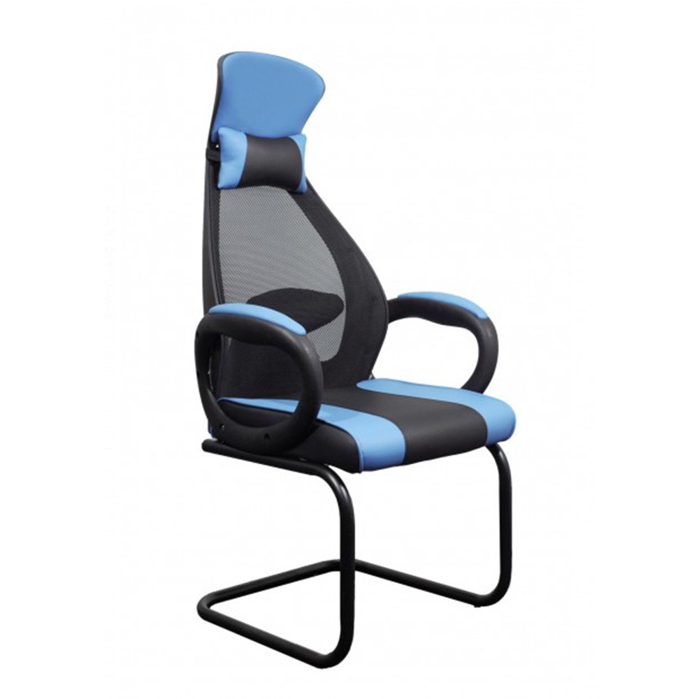Ghế gaming lưng cao có tựa đầu IBIE ID4541 chân xoay tay ốp