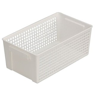 Giỏ đựng đồ đa năng dáng rộng màu trắng
