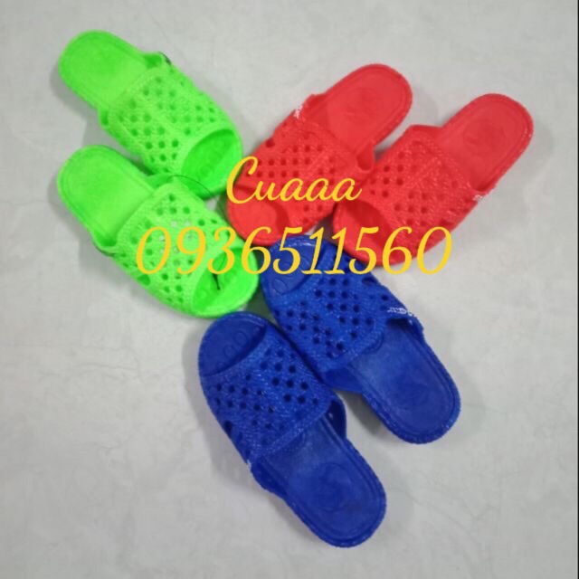 Dép tổ ong màu trẻ em đủ 4 màu.