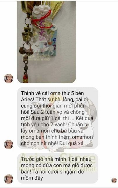 [Mã LIFEXANH03 giảm 10% đơn 500K] Omamori cặp đôi - Đền ở Sakyo, Nhật Bản ( Hàng thật)