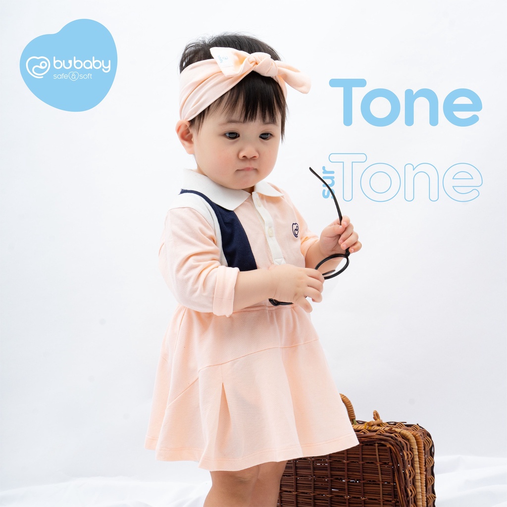 Mũ nơ , tuban bé gái - Bambus BU Baby