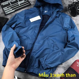 ÁO KHOÁC GIÓ, ÁO GIÓ UNI 2 LỚP