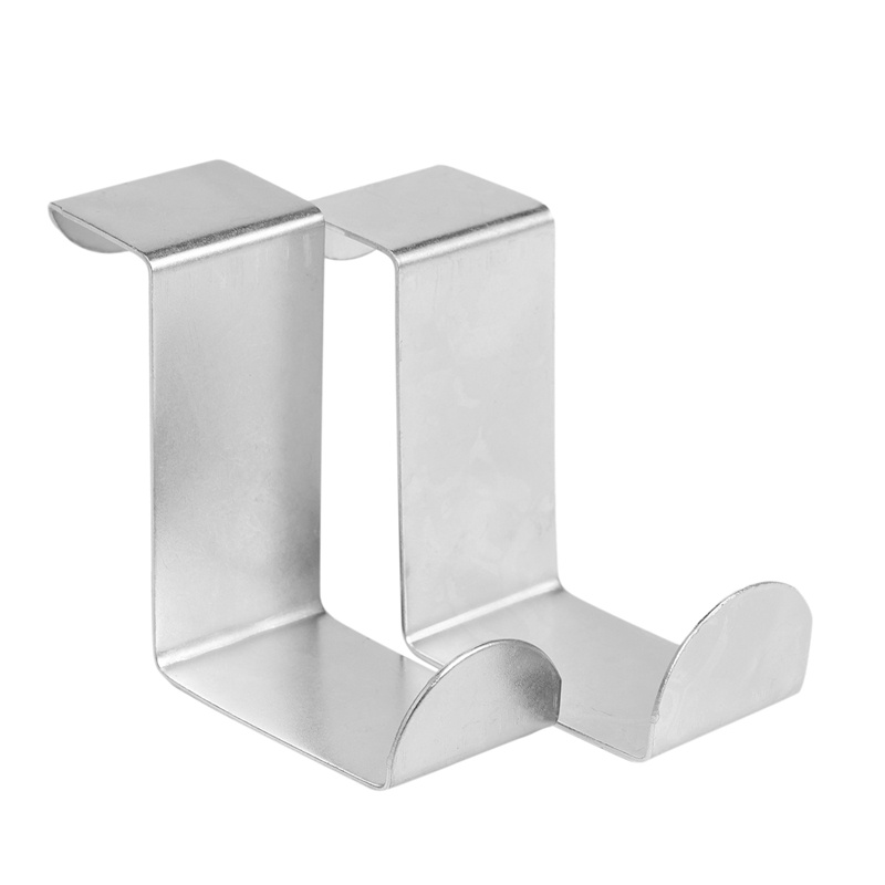 Set 2 Móc Treo Đồ Bằng Thép Không Gỉ Gắn Sau Lưng Cửa