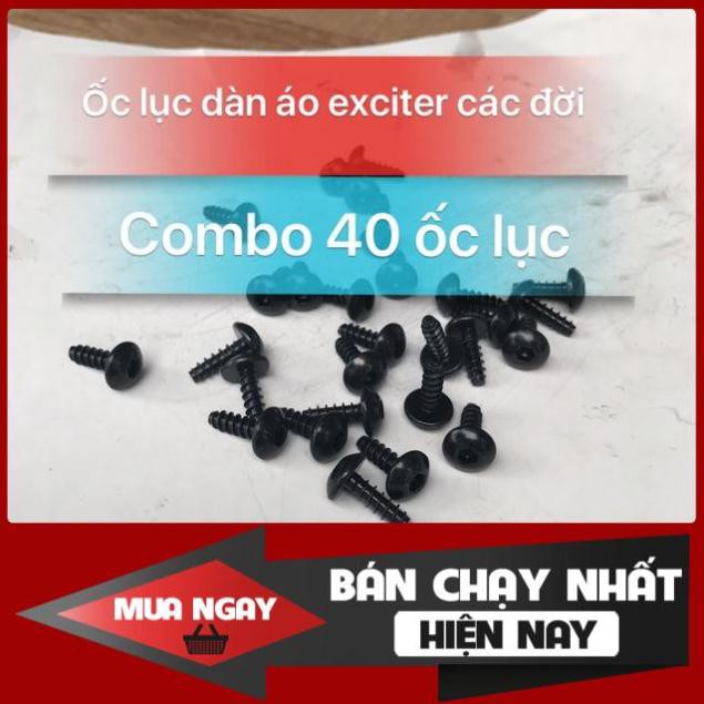 Combo 40 Ốc lục dàn áo Exciter135 và EX150