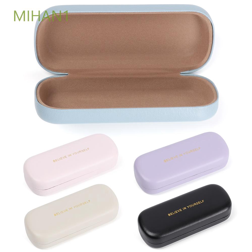 MIHAN1 Vintage Women Men Portable Waterproof Glasses Holder Glasses Box