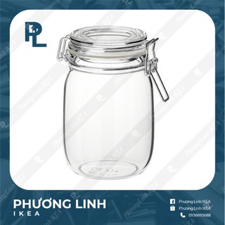 Lọ thuỷ tinh nắp gioăng IKEA