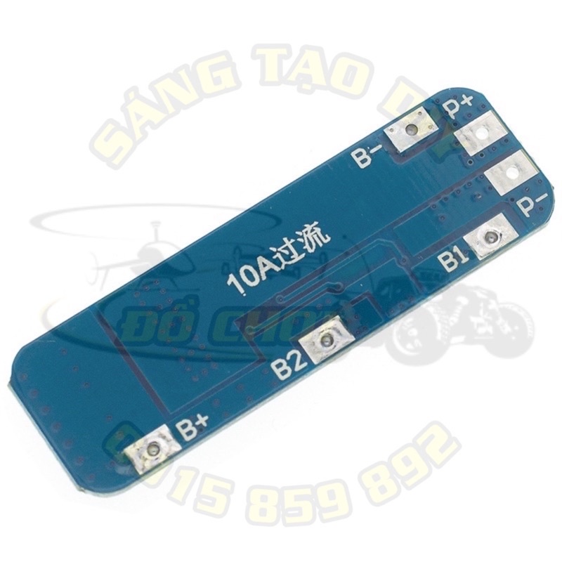 Mạch sạc và bảo vệ pin Lithium 3S 10A 11.1V 12V 12.6V chuyên dụng cho pin 18650 Li-ion Lipo 3.7V