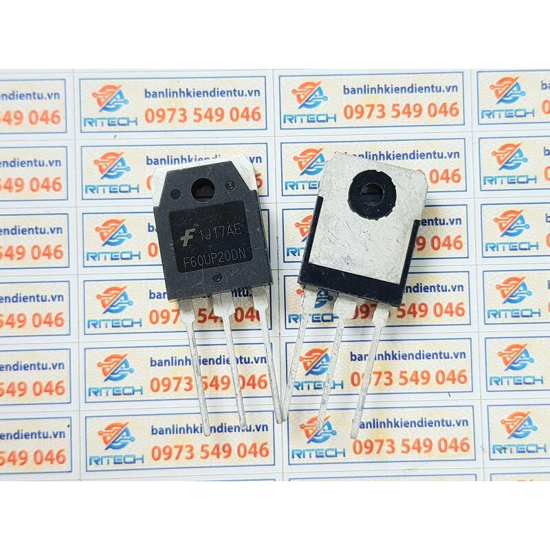 FF60UP20DN F60UP20DN Diode Chỉnh Lưu Siêu Nhanh 60A/200V TO-3P