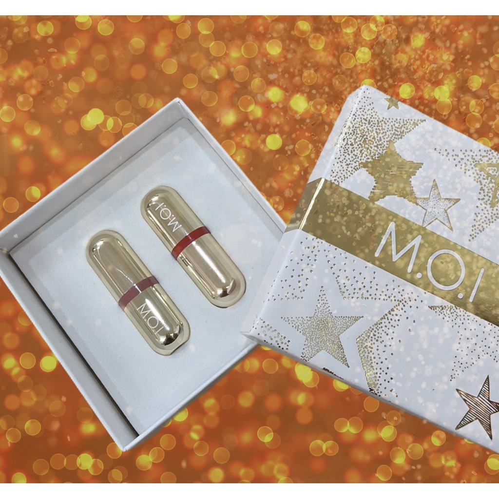 SET 2 JOYFUL SON THỎI MINI GOLDEN GIFT - M.O.I Beauty