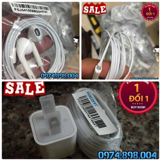 Combo bộ sạc cáp tai nghe iphone