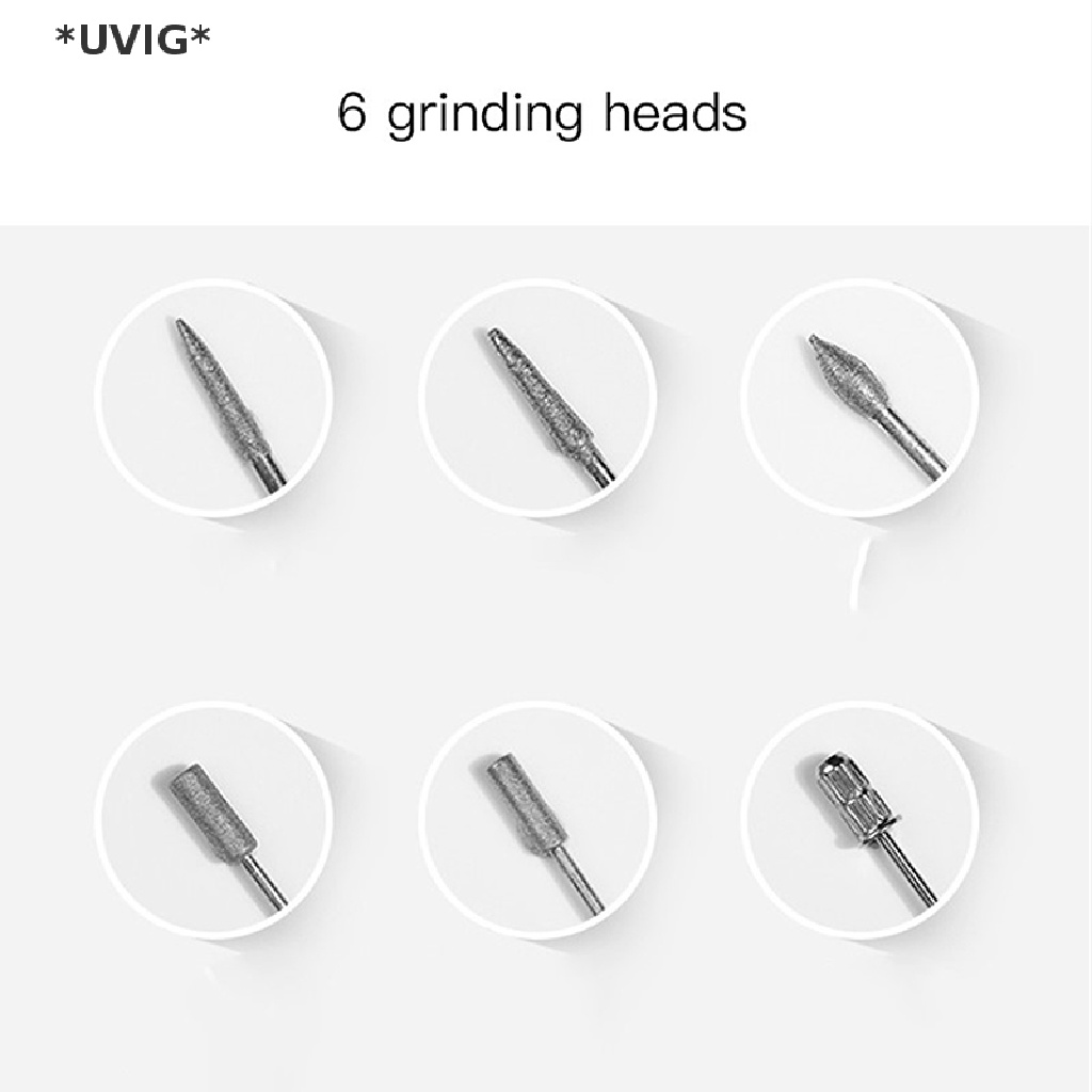 [[UVIG]] Electric Nail Drill Acrylic Nail Tools Professional Portable Electric File Kit [Hot Sell]