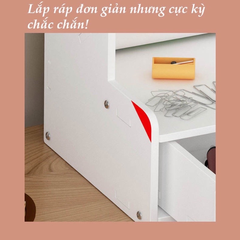 Hộp đựng bút, kệ đựng đồ văn phòng phẩm đa năng để bàn
