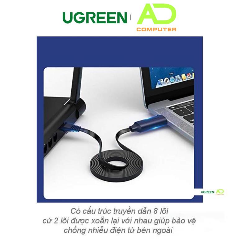 Cáp lập trình console USB Type C sang RJ45 dài 1.5m UGREEN 80186