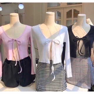 Áo khoác cardigan croptop  B5U