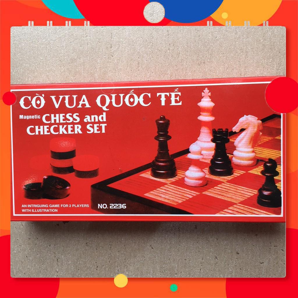 Bộ cờ vua nam châm gấp gọn 28cm x 28cm