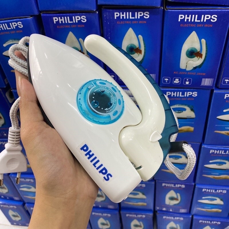 Bàn ủi gấp gọn philip, bàn ủi du lịch mini tiện lợi GZ500