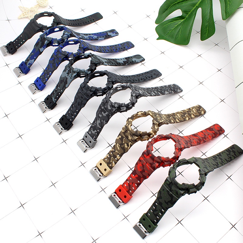 Dây Đeo Cao Su Cho Đồng Hồ Thể Thao Casio G-Shock GLS GD GA110 GA100 GD120 G-8900 GD120/GA-100/GA-110/GA-150/200