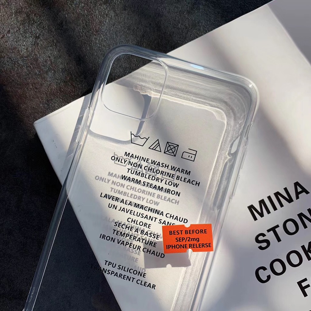Ốp điện thoại dẻo in hình mác áo nền trong suốt độc đáo cho IPhone11 11Pro Max 7Plus 8 X XR XS Max | BigBuy360 - bigbuy360.vn