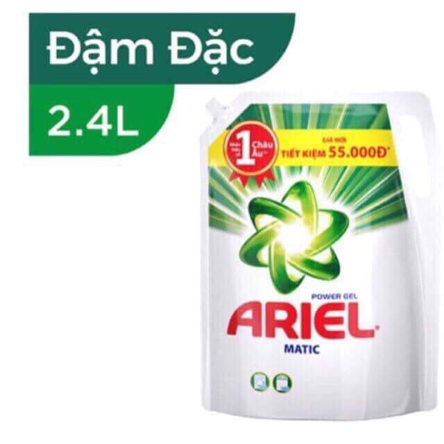 Nước Giặt Ariel Dạng Túi ( 2.4Kg và 2.15kg )