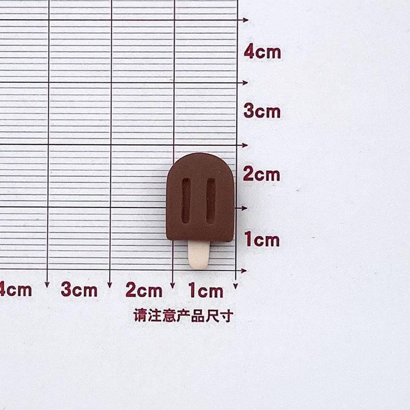 Mặt Charm Hình Cây Kem Hoạt Hình Mini Dùng Trang Trí Giày Dép