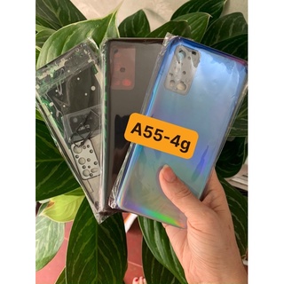 Bộ vỏ Oppo A55-4g full khay sim+kính cam