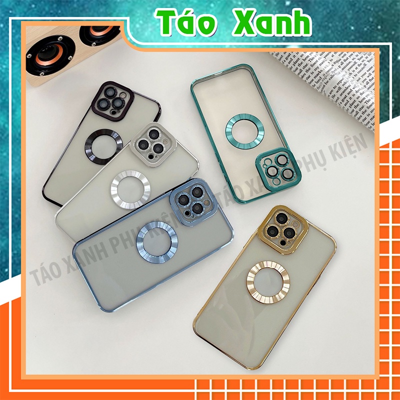 Ốp Lưng Iphone Viền Xi Trong Mạ Điện 6D Bảo Vệ Camera 7plus/8plus/xs/11/12/13/promax