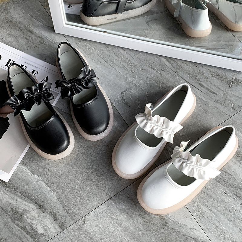 Giày đế bằng nữ thoải mái chống trượt phong cách Mary Jane