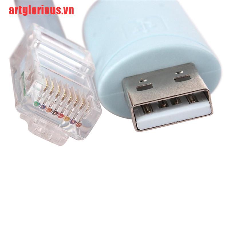 【artglorious】USB to RJ45 For Cisco USB Console Cable