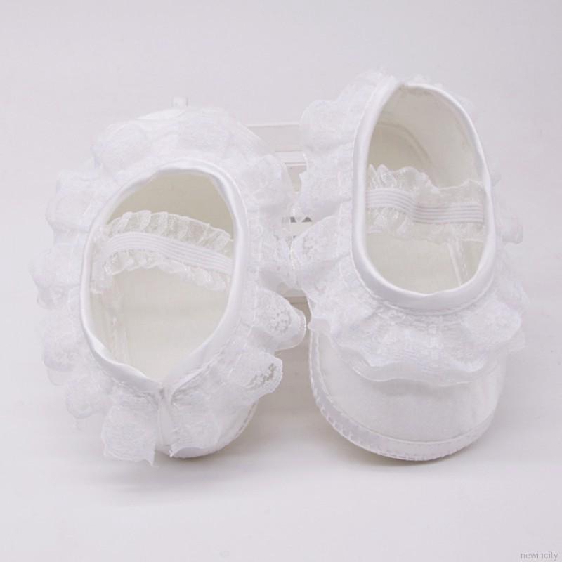 Giày ren hoa kiểu công chúa cho bé gái sơ sinh