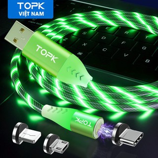 Cáp từ topk am16 cáp usb - lightning cáp dữ liệu sạc nhanh sạc nhanh dây nam châm điện thoại di động cho iphone