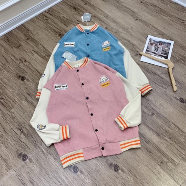 Áo khoác ❤️FREESHIP❤️Áo khoác cadigan nhung phối tay thêu lô gô hot trend | BigBuy360 - bigbuy360.vn