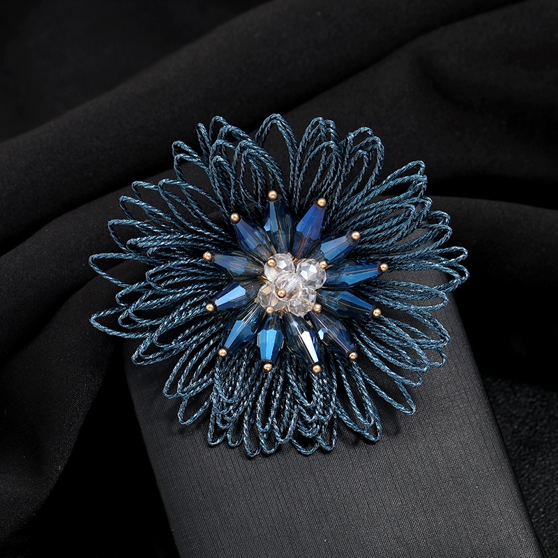 Cài Áo Hình Pháo Hoa Đính Đá Thời Trang Thu Đông