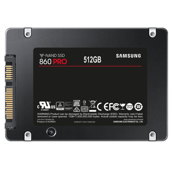 Ổ Cứng SSD Samsung 860 Pro MZ-76P512BW 512GB Sata III 2.5 inch - Hàng Chính Hãng