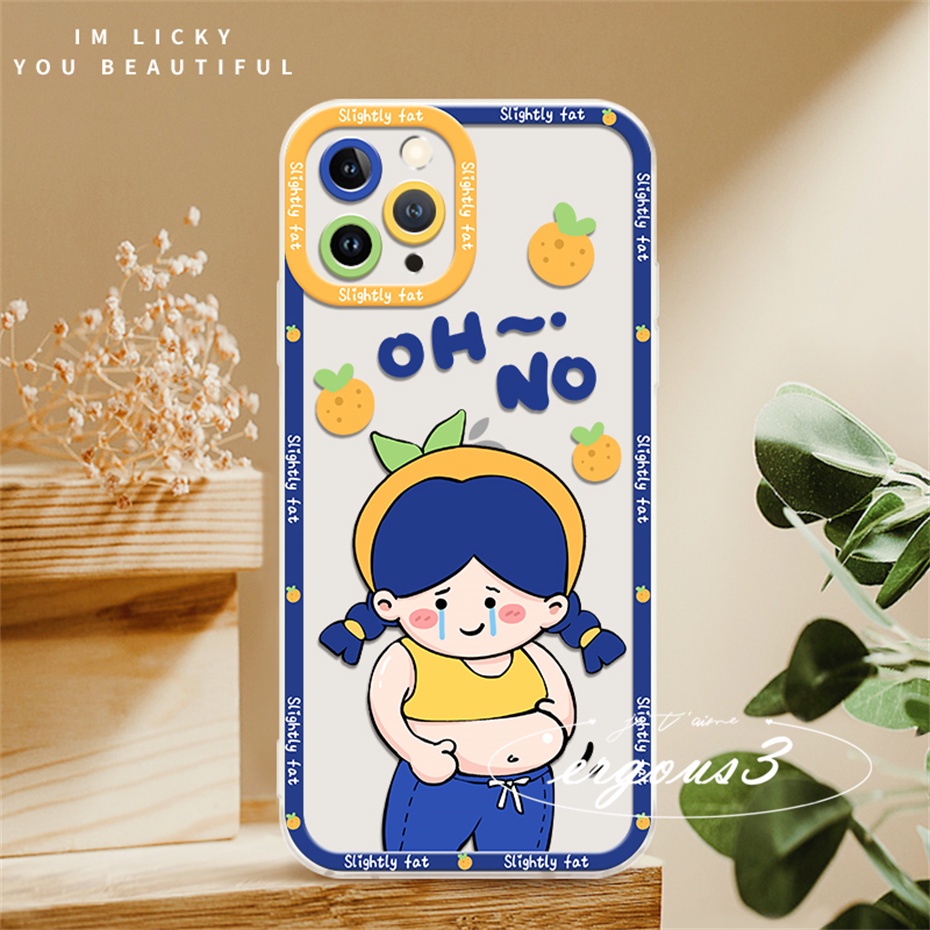 Ốp Điện Thoại Mềm Họa Tiết Cô Gái / Gấu Vui Nhộn Cho iPhone 14 13 12 11 Pro Max SE2020 X XR Xs Max 7 8 6 6s Plus