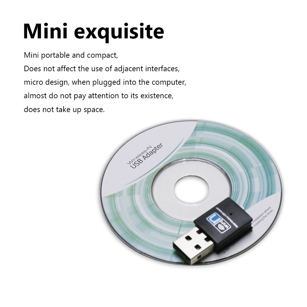 USB Wifi 300Mbps USB2.0 802.11 N/G/B Enchufe
