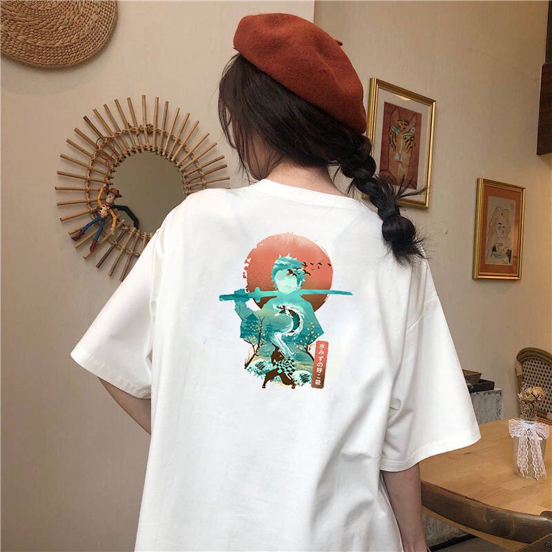 Áo thun form rộng tay lỡ Nhật Bản đẹp độc lạ vải dày mịn 2020T2356