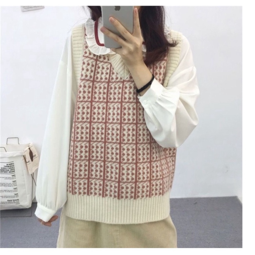 Gile Len Nữ GUMAX Hàn Quốc, Áo Len Gile Quảng Châu Dáng Rộng Kiểu Dáng FreeSize Trẻ Trung | BigBuy360 - bigbuy360.vn