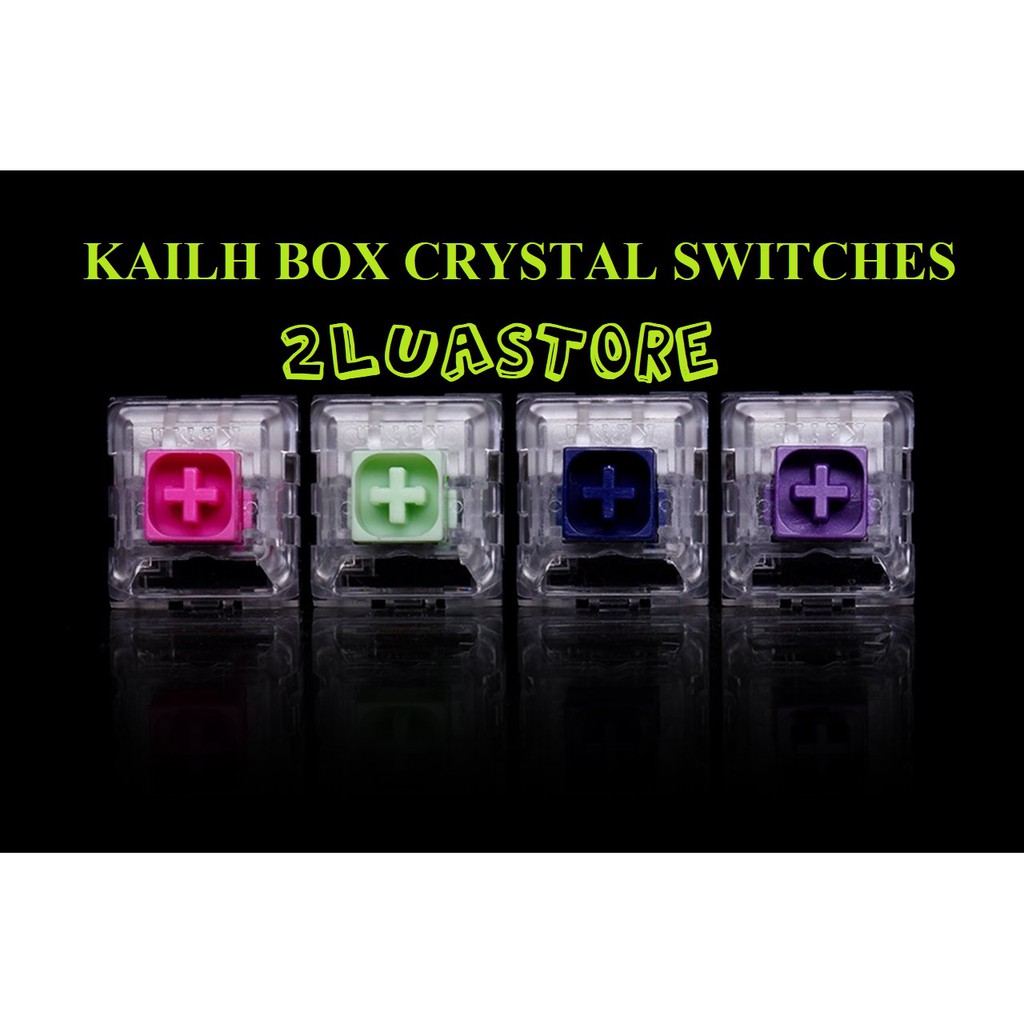 Kailh Box Crystal Switch | Kailh Box Crystal Navy | Kailh Box Crystal Jade dùng cho bàn phím cơ (5 pin)