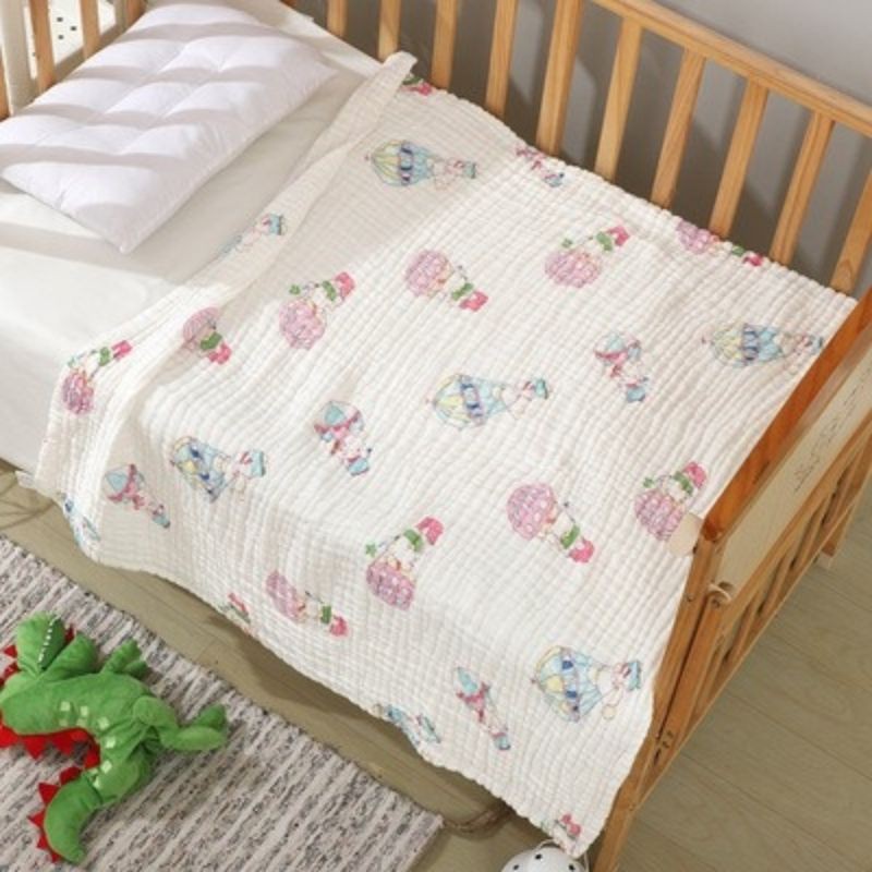 (Sỉ, lẻ)Chăn xô sợi tre đa năng 6 lớp (110cm x110cm)