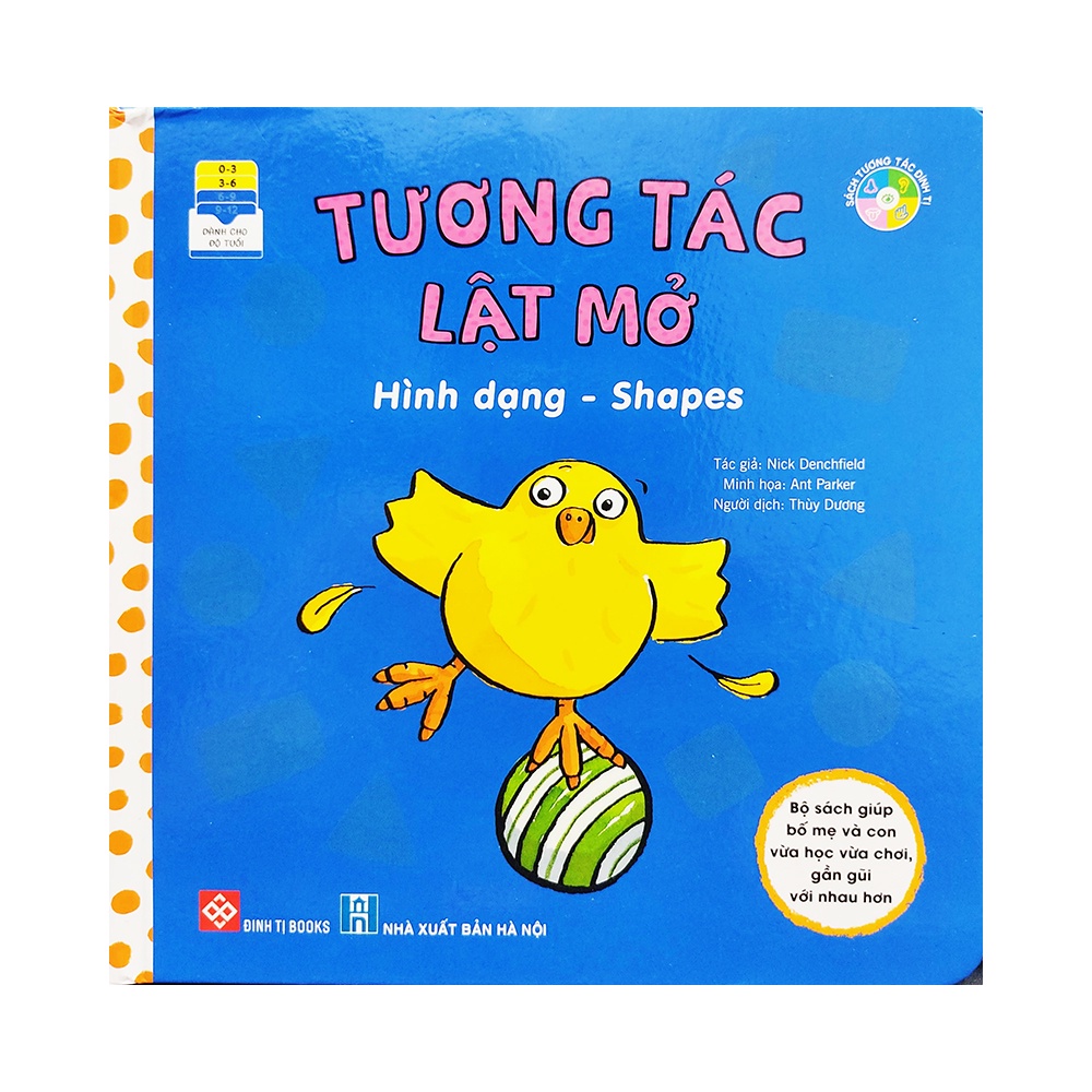 Sách thiếu nhi - Tương tác lật mở song ngữ - Hình dạng