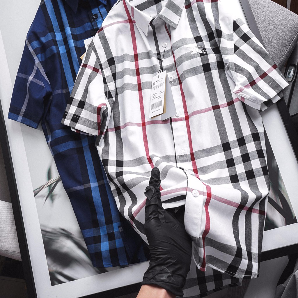 Sơ mi nam ngắn tay cổ bẻ cao cấp chất liệu cotton mềm mịn | BigBuy360 - bigbuy360.vn