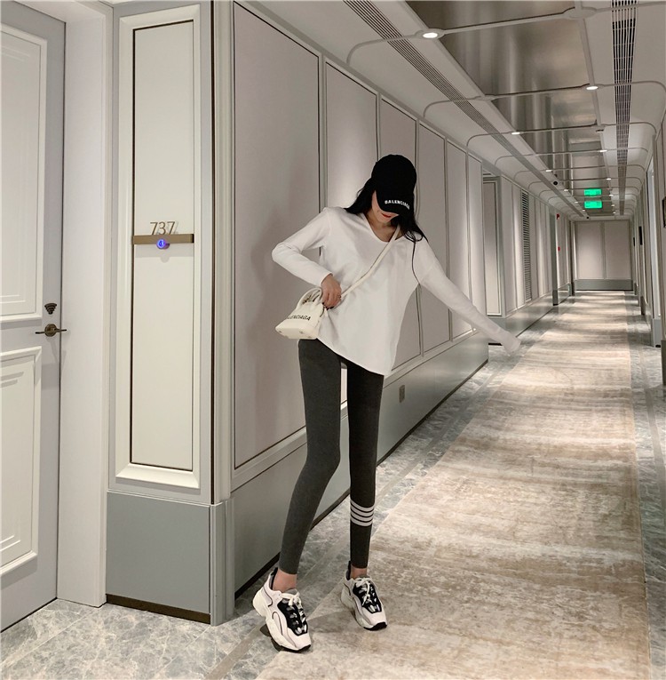 Quần Legging Thể Thao Phối Sọc | BigBuy360 - bigbuy360.vn