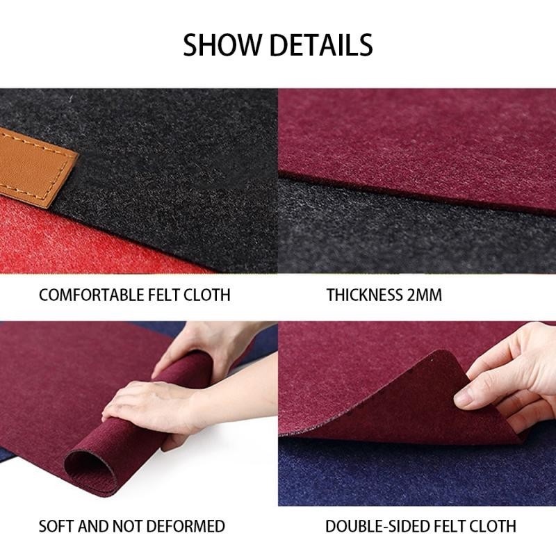 Miếng lót chuột máy tính bằng nỉ mềm cỡ lớn cho văn phòng