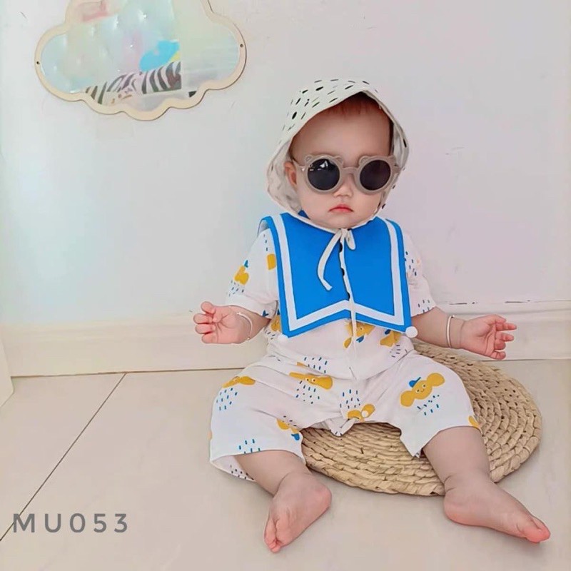 Mũ bé gái buộc dây MU053