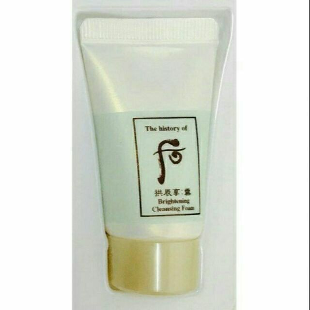 tuýp rửa mặt dưỡng trắng mờ sạm nám tàn nhang Whoo 13ml