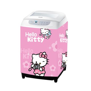 Decal dán máy giặt chống thấm nước Hello Kitty cực đẹp siêu bền mua càng nhiều giá càng rẻ