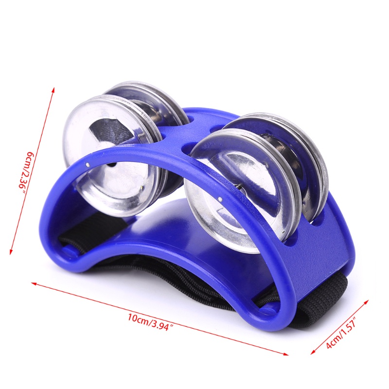 1 Bộ Nhạc Cụ Trống Lục Lạc Bằng Kim Loại 2 Cái