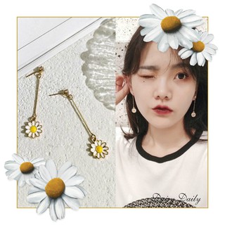 Bông tai cúc họa mi Daisy dáng dài dịu dàng