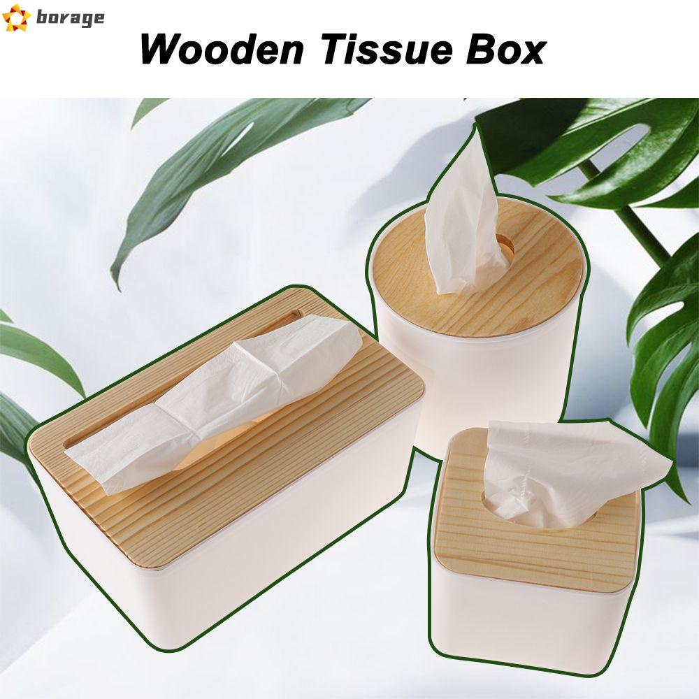 Hộp Gỗ Đựng Khăn Giấy Kiểu Dáng Hoạt Hình Dễ Thương Giá Đỡ